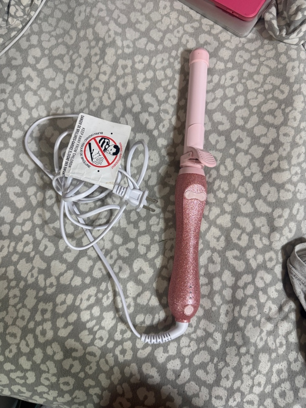 Pink Glitter Beachwaver